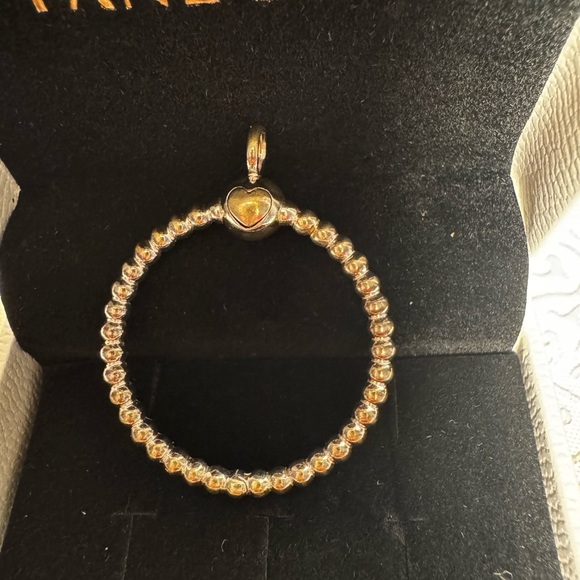 Pandora O Heart Charm Pendant - Authentic/Retired - Picture 6 of 6